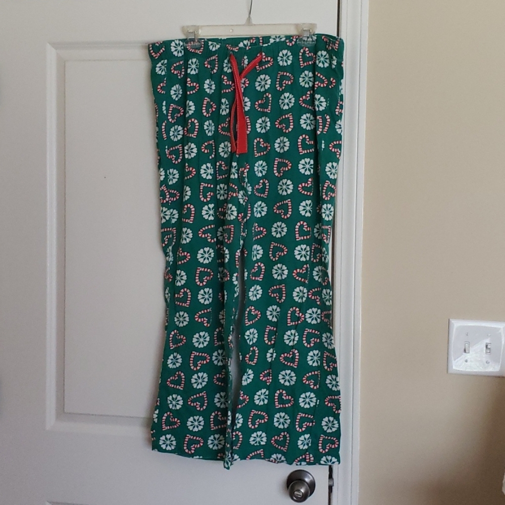 Old Navy Candy Cane Pajama Bottoms